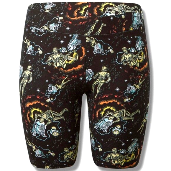 ❤️NWT VINTAGE TORRID BIKE SHORTS - STAR WARS DRIODS LOGO - 9" INSEAM - PLUS SIZE - Picture 8 of 14